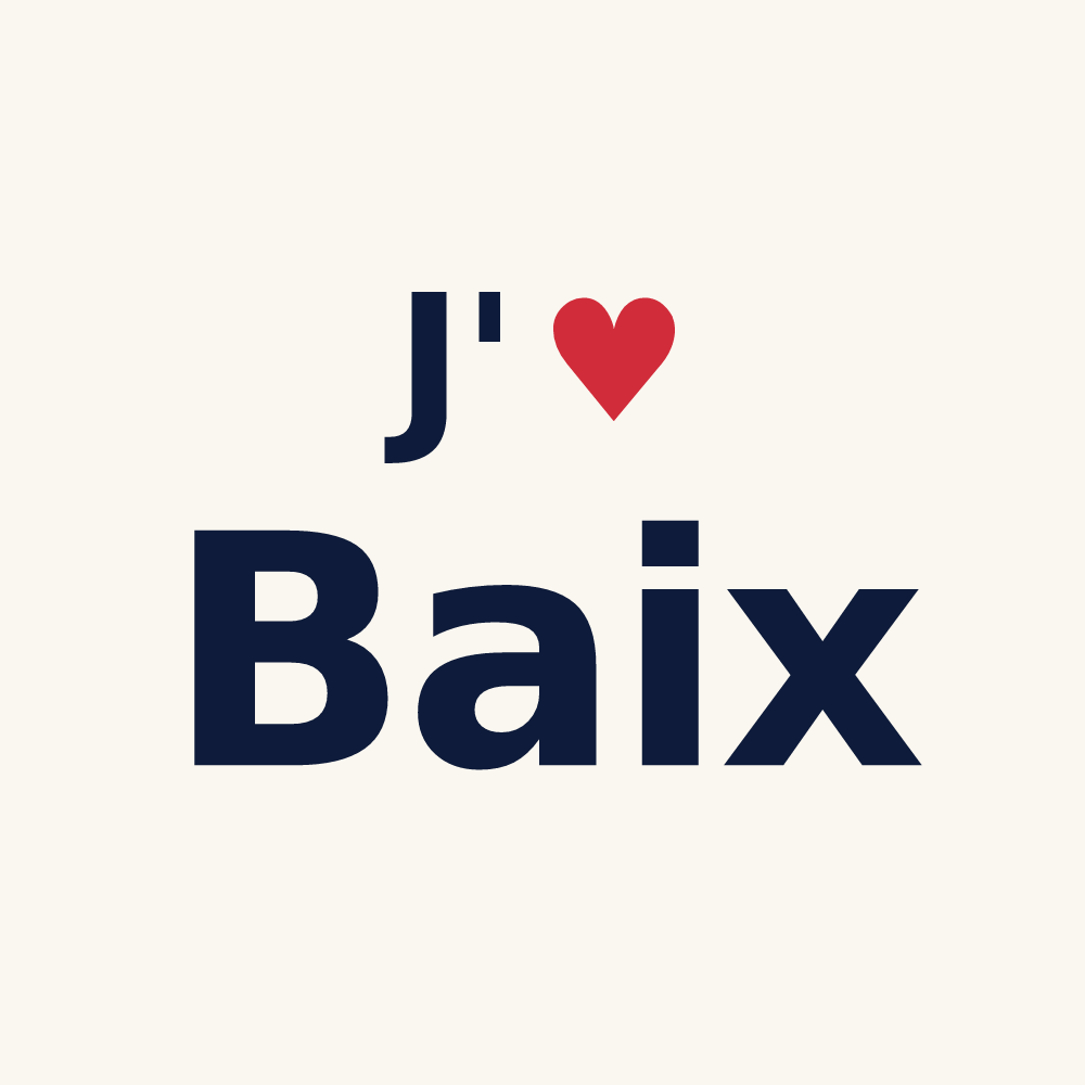 Tasse personnalisée Baix — design J'aime Baix