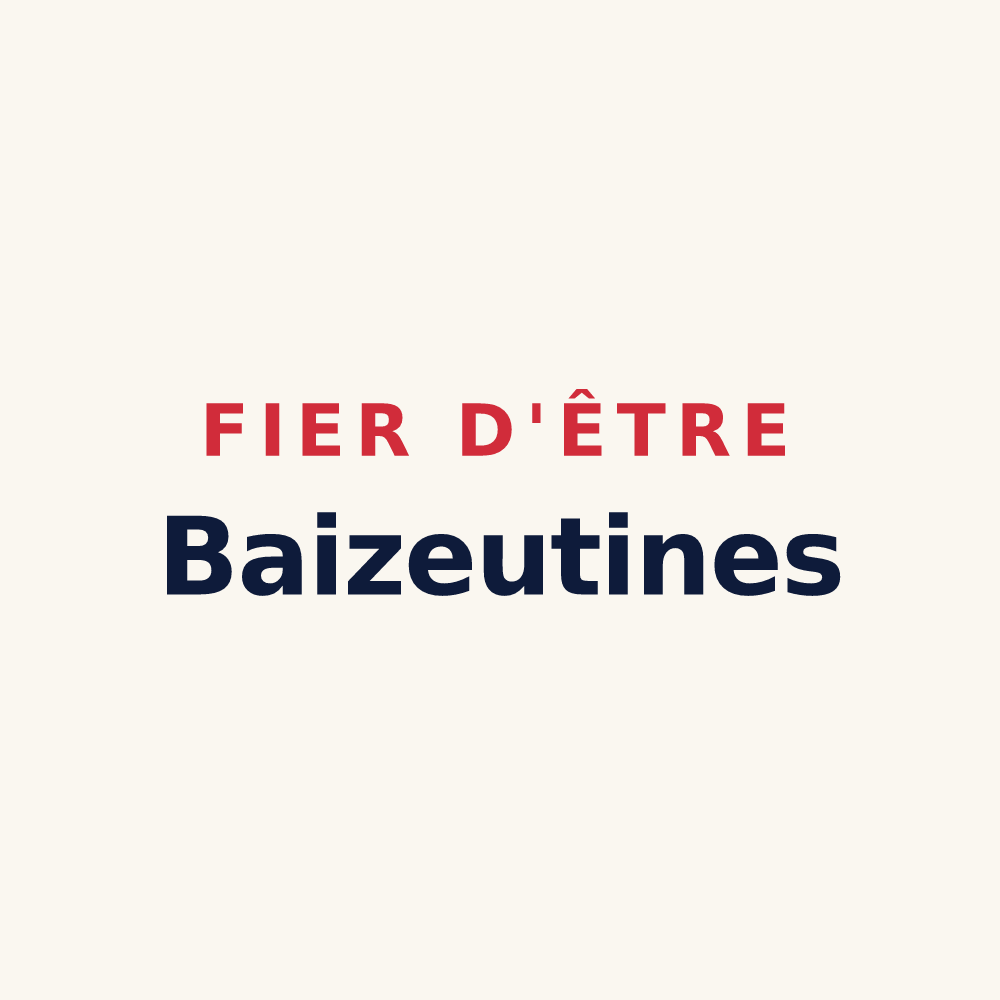 Tasse « Fier d'être Baizeutines » — design pour Baizieux