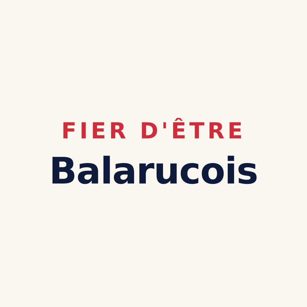 Tasse « Fier d'être Balarucois » — design pour Balaruc-le-Vieux