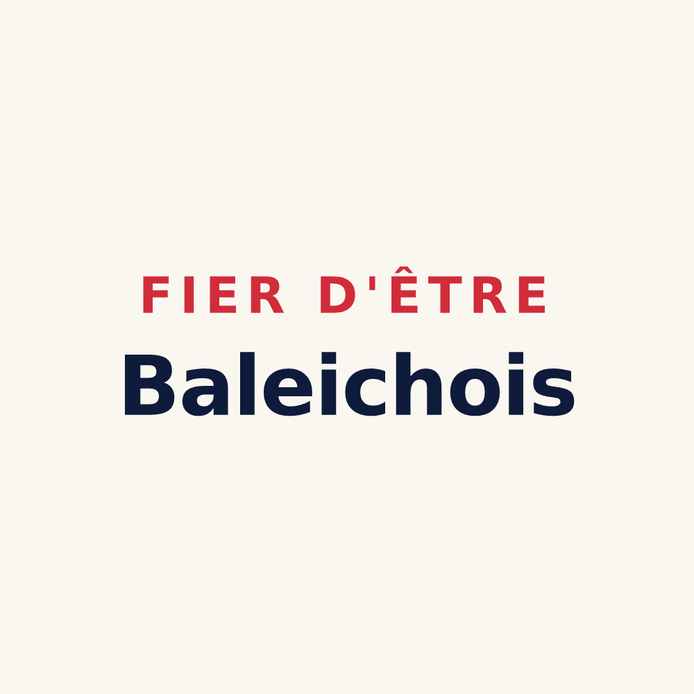 Tasse « Fier d'être Baleichois » — design pour Baleix
