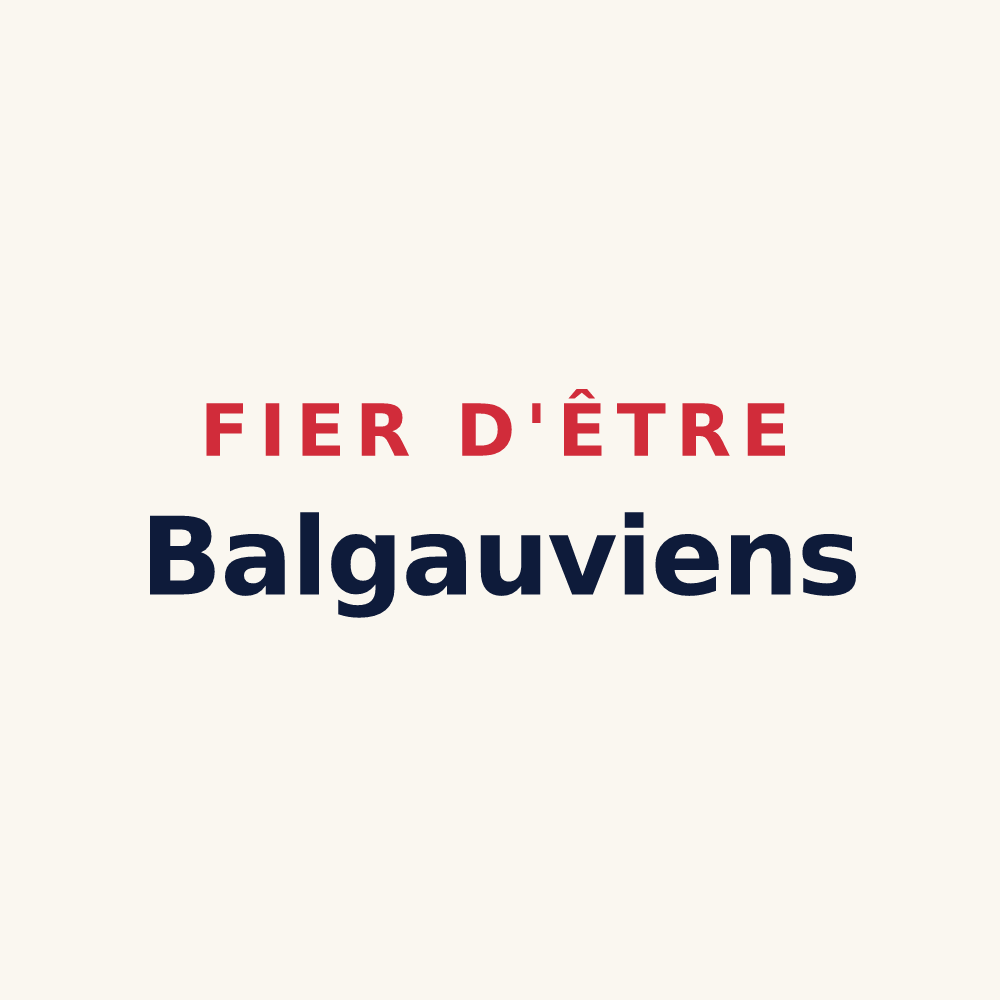 Tasse « Fier d'être Balgauviens » — design pour Balgau