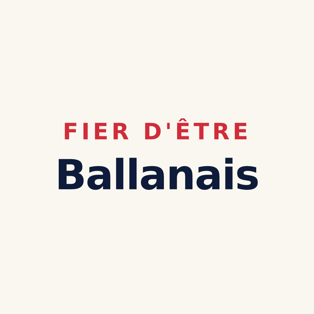 Tasse « Fier d'être Ballanais » — design pour Ballan-Miré