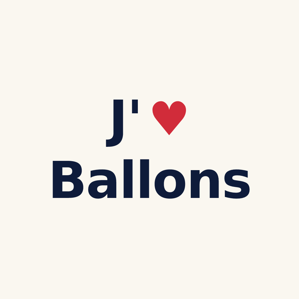 Tasse personnalisée Ballons — design J'aime Ballons