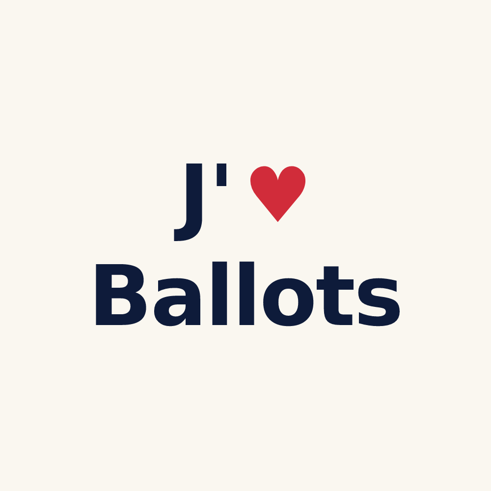 Tasse personnalisée Ballots — design J'aime Ballots