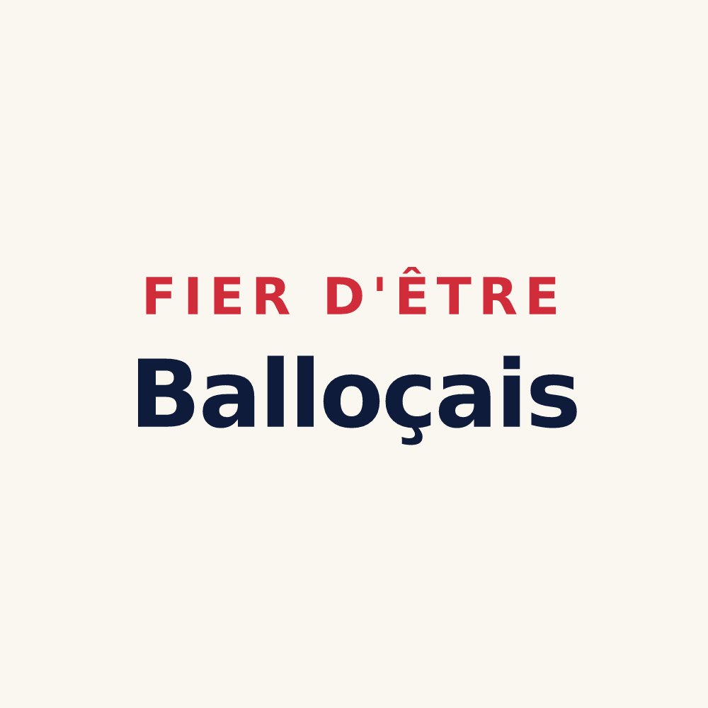 Tasse « Fier d'être Balloçais » — design pour Ballots