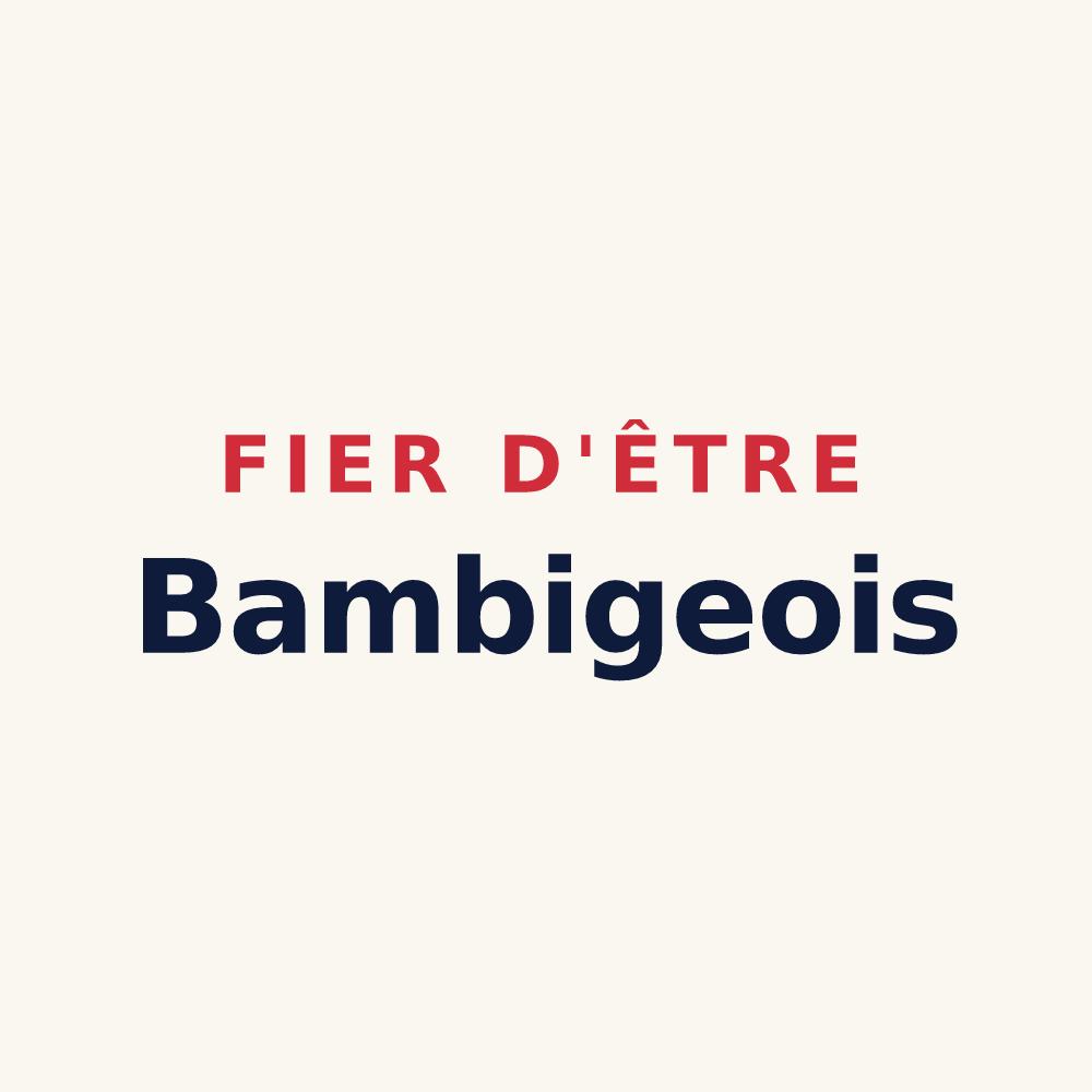 Tasse « Fier d'être Bambigeois » — design pour Bambiderstroff