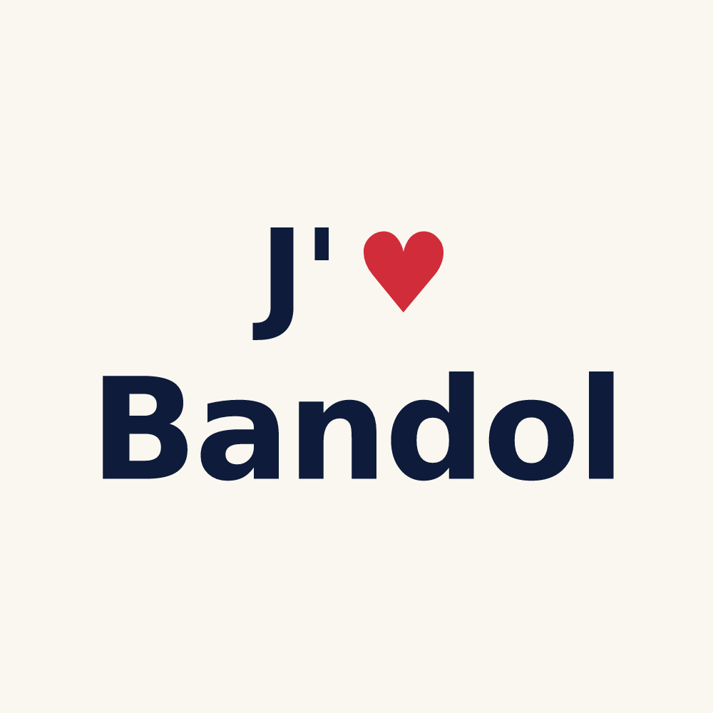 Tasse personnalisée Bandol — design J'aime Bandol