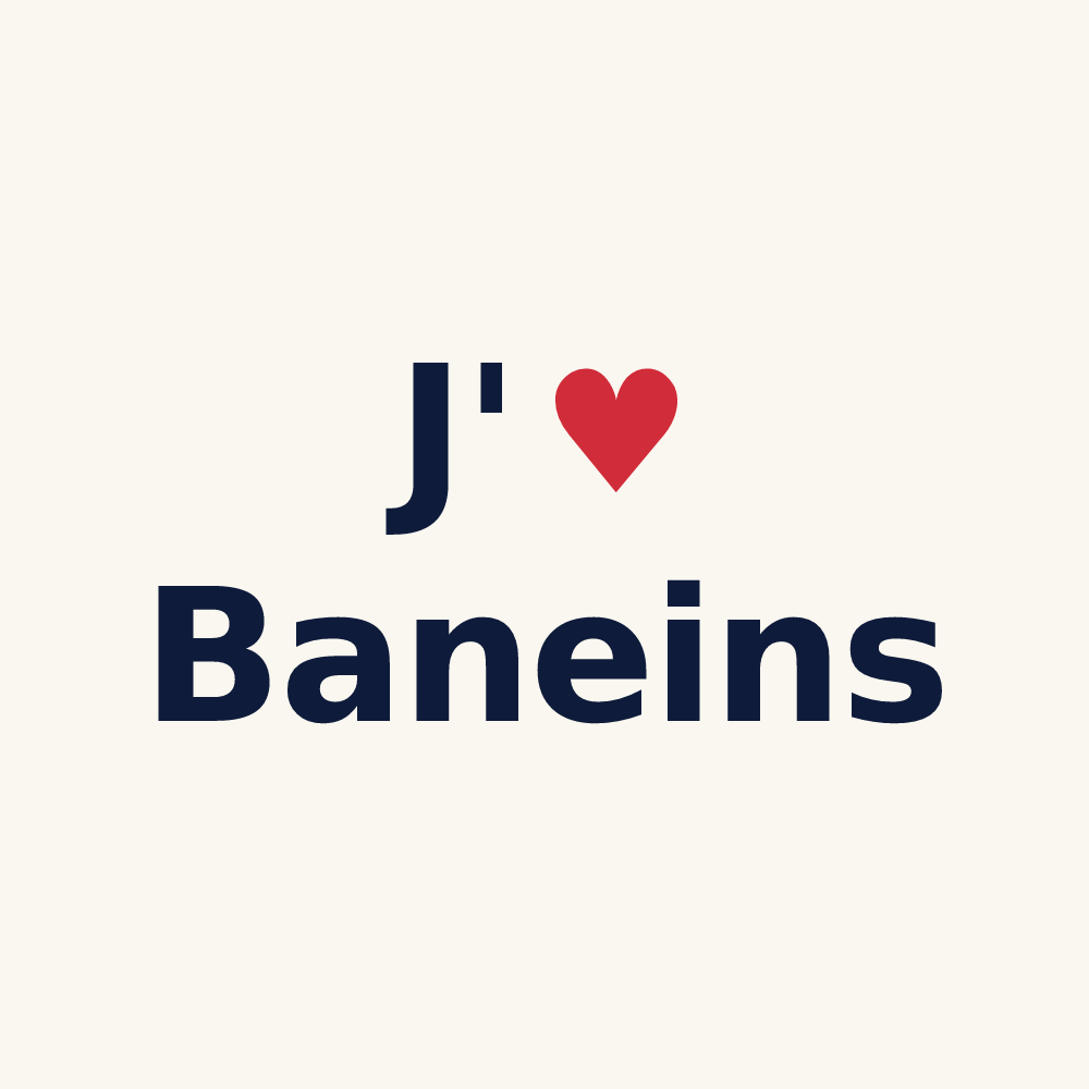Tasse personnalisée Baneins — design J'aime Baneins