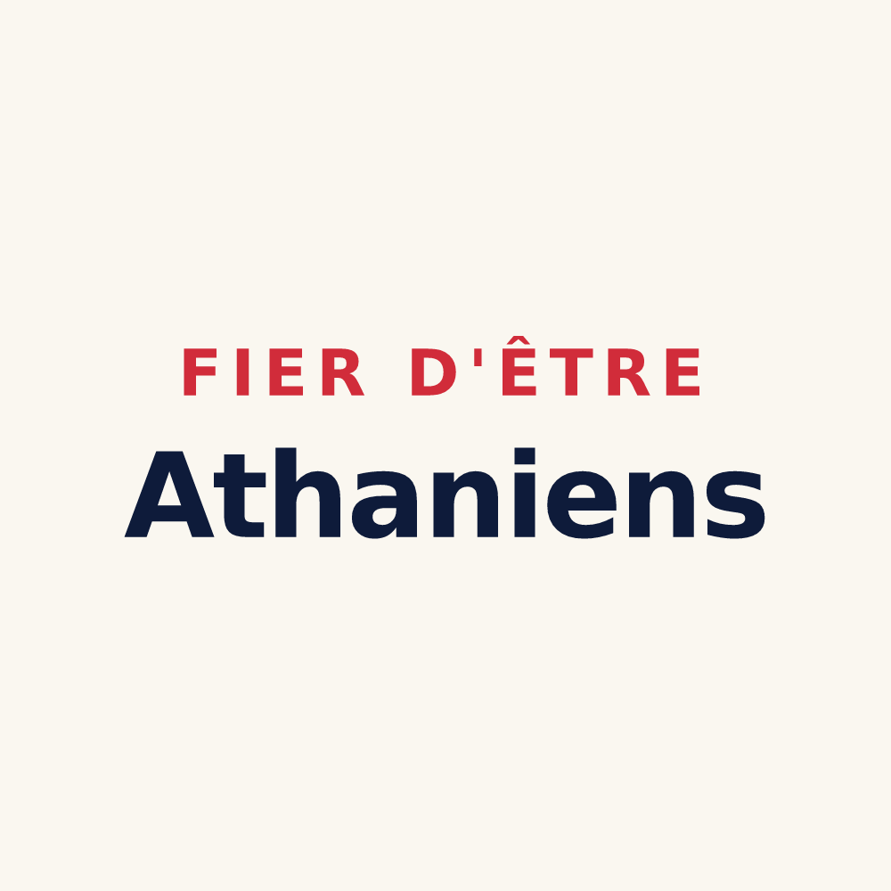 Tasse « Fier d'être Athaniens » — design pour Baneins