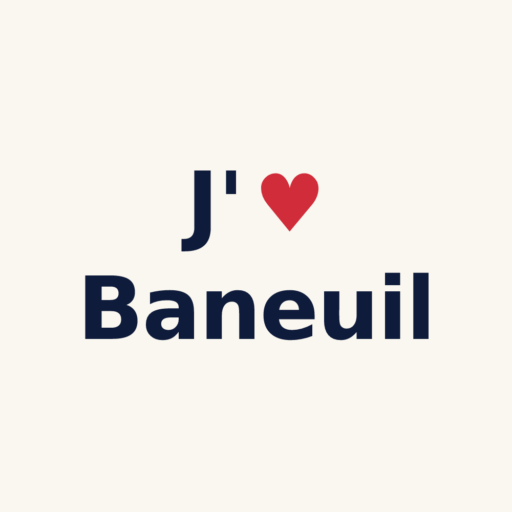 Tasse personnalisée Baneuil — design J'aime Baneuil