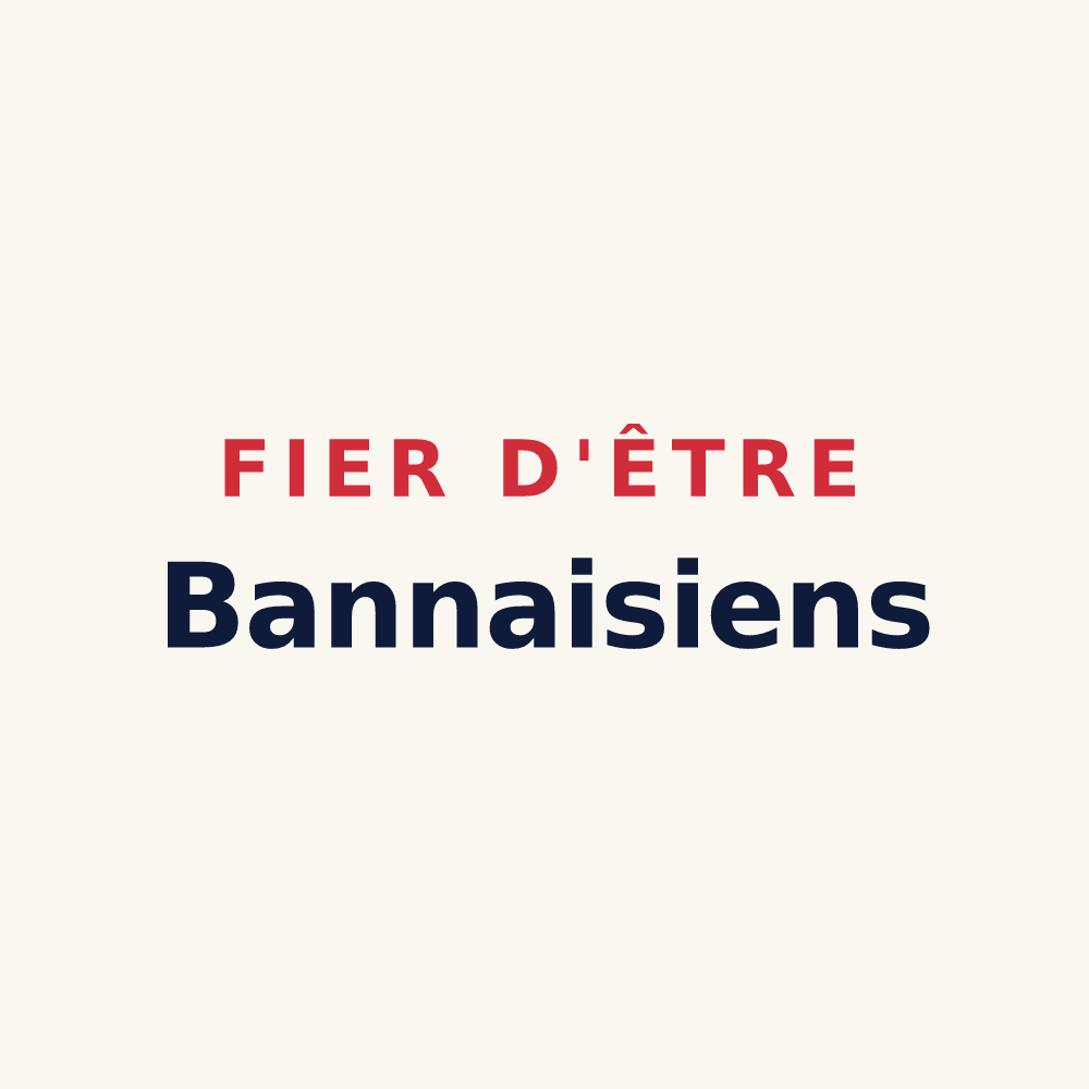 Tasse « Fier d'être Bannaisiens » — design pour Bannay