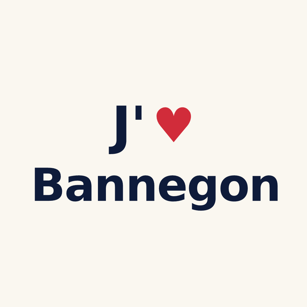 Tasse personnalisée Bannegon — design J'aime Bannegon