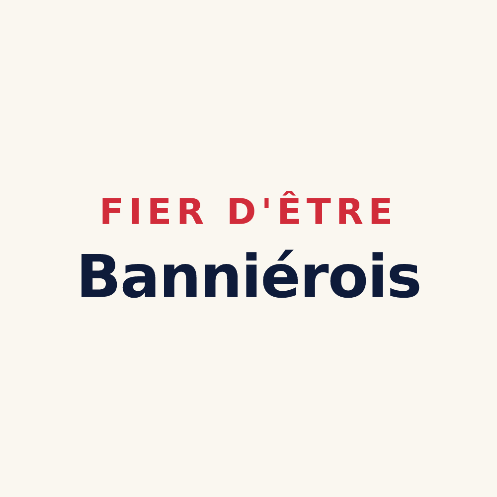 Tasse « Fier d'être Banniérois » — design pour Bannières