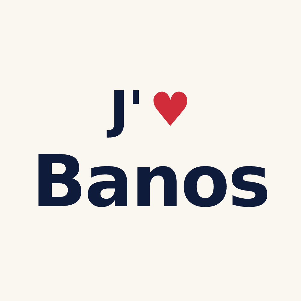 Tasse personnalisée Banos — design J'aime Banos