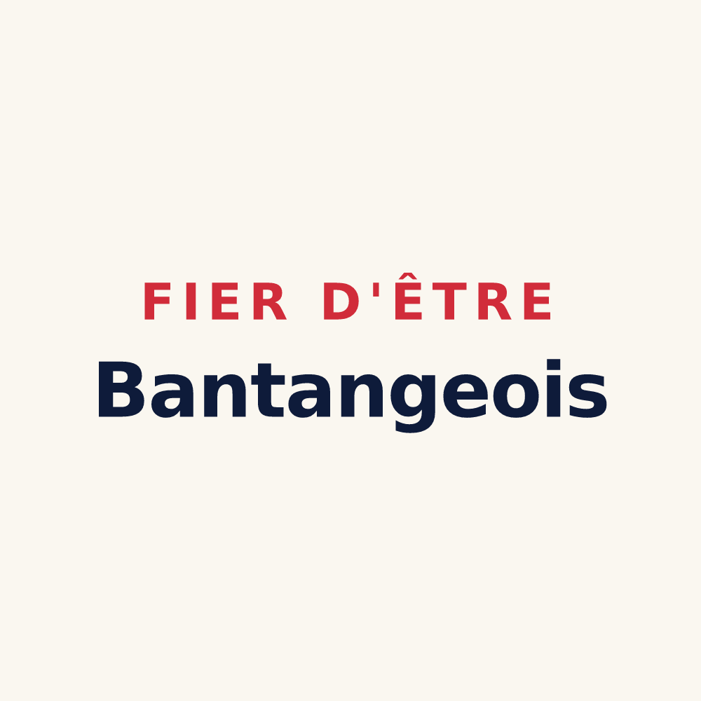 Tasse « Fier d'être Bantangeois » — design pour Bantanges
