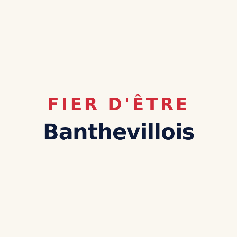 Tasse « Fier d'être Banthevillois » — design pour Bantheville