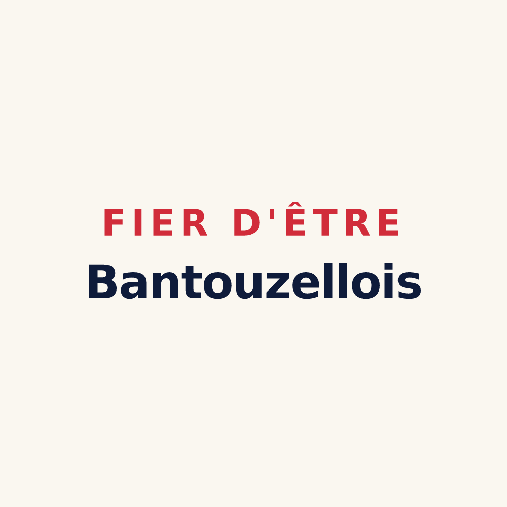 Tasse « Fier d'être Bantouzellois » — design pour Bantouzelle