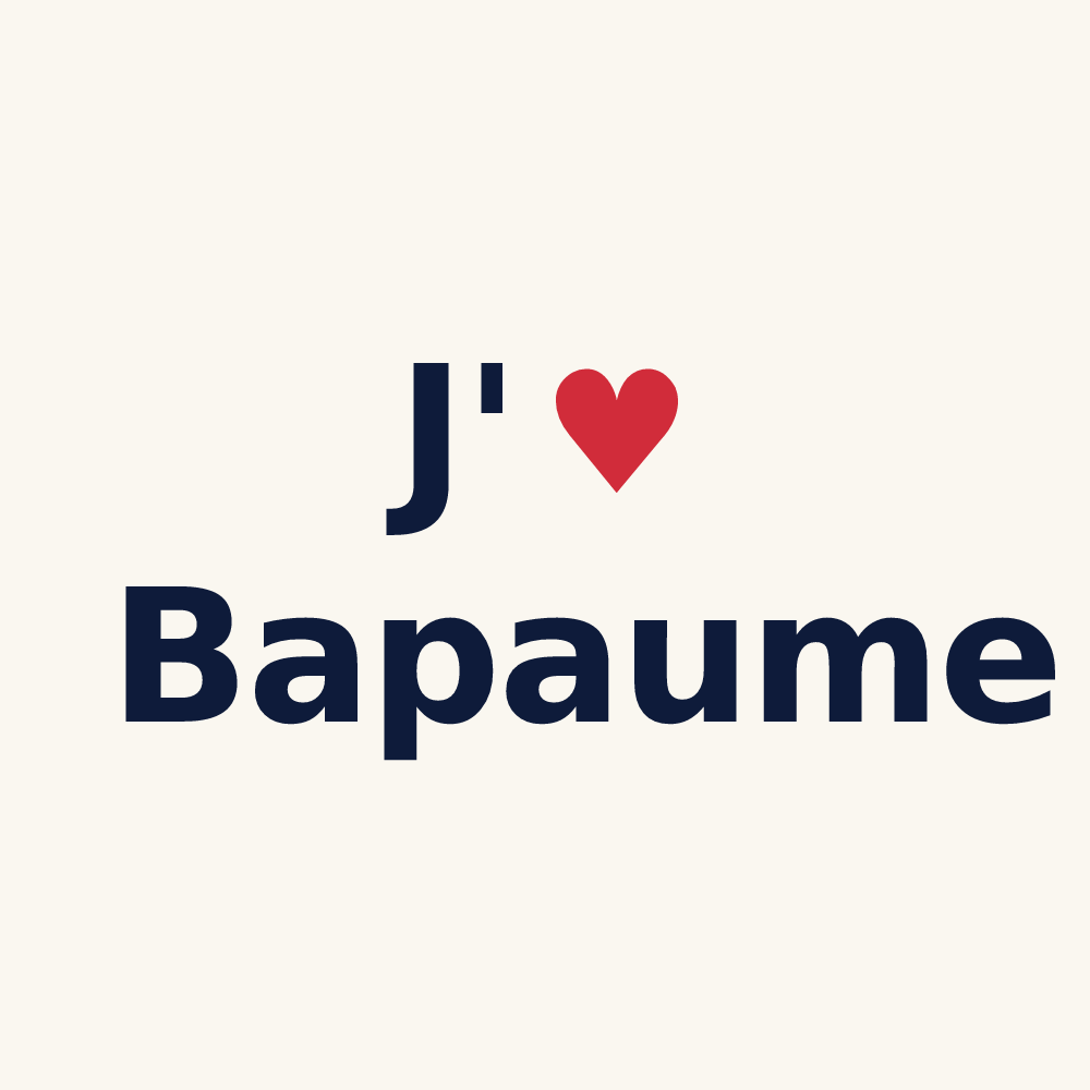 Tasse personnalisée Bapaume — design J'aime Bapaume