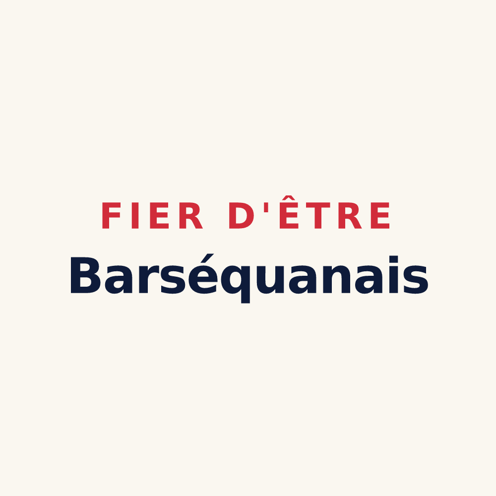 Tasse « Fier d'être Barséquanais » — design pour Bar-sur-Seine