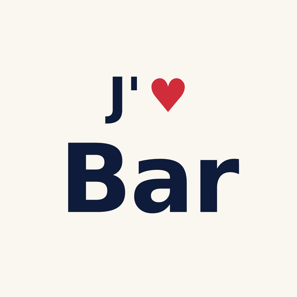 Tasse personnalisée Bar — design J'aime Bar