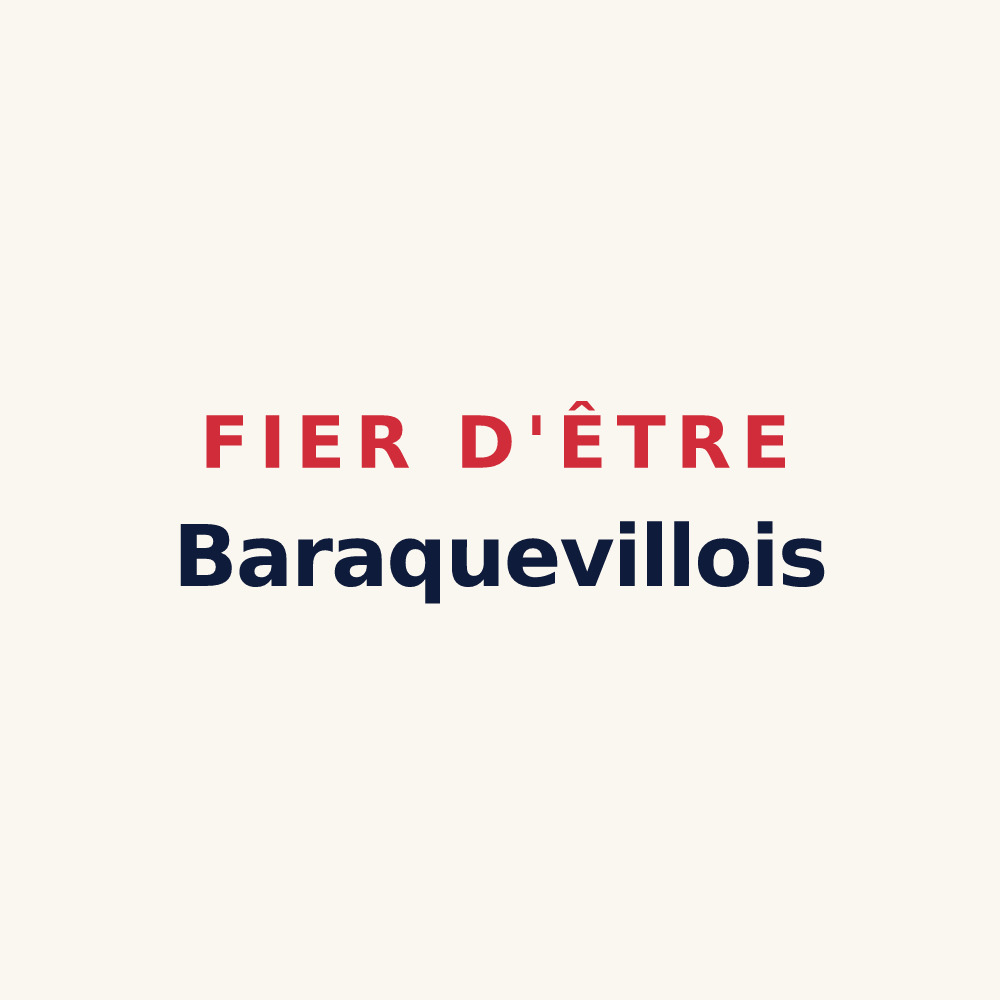 Tasse « Fier d'être Baraquevillois » — design pour Baraqueville