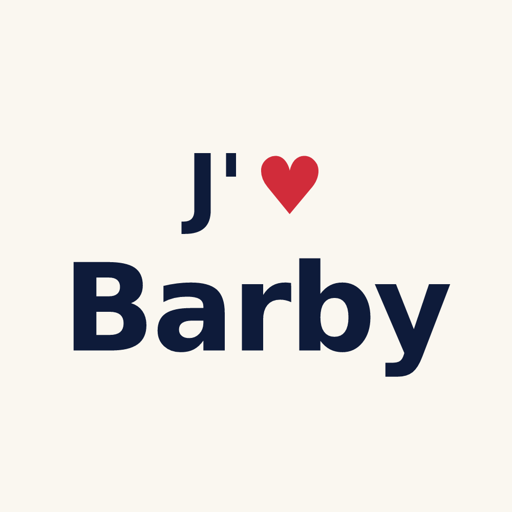 Tasse personnalisée Barby — design J'aime Barby
