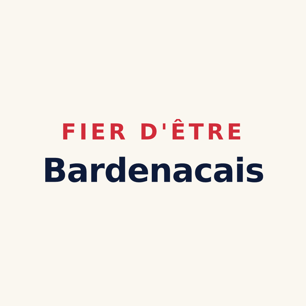 Tasse « Fier d'être Bardenacais » — design pour Bardenac