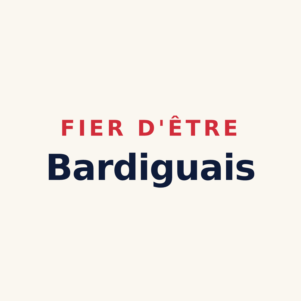 Tasse « Fier d'être Bardiguais » — design pour Bardigues