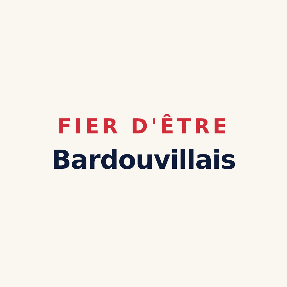 Tasse « Fier d'être Bardouvillais » — design pour Bardouville