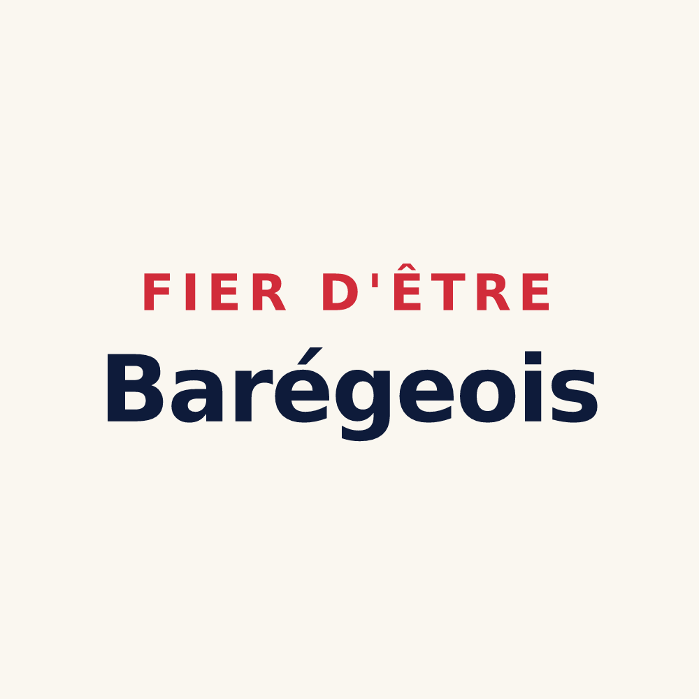 Tasse « Fier d'être Barégeois » — design pour Barèges