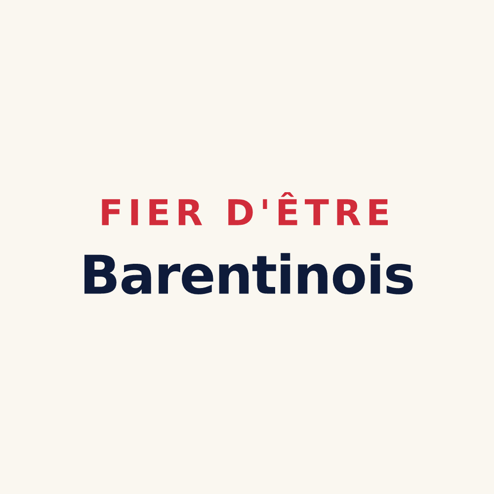 Tasse « Fier d'être Barentinois » — design pour Barentin