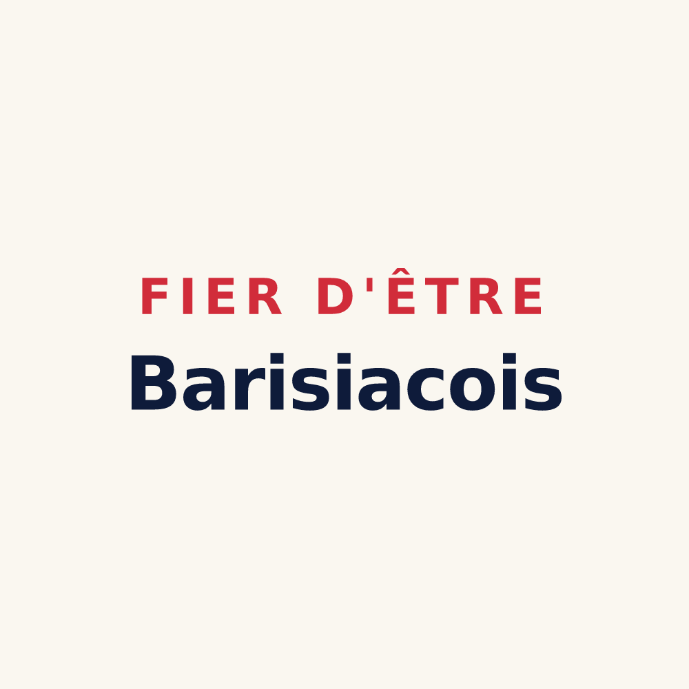 Tasse « Fier d'être Barisiacois » — design pour Barisis-aux-Bois