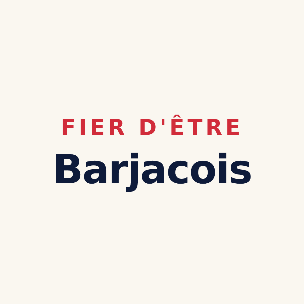 Tasse « Fier d'être Barjacois » — design pour Barjac