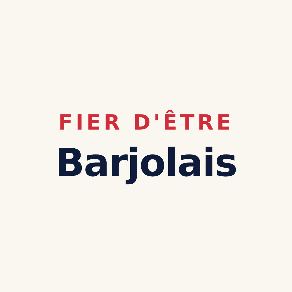 Tasse « Fier d'être Barjolais » — design pour Barjols