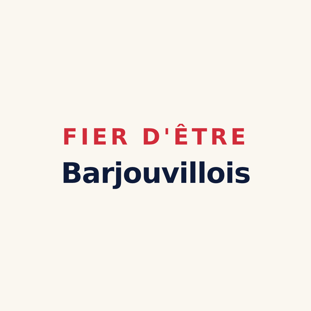 Tasse « Fier d'être Barjouvillois » — design pour Barjouville