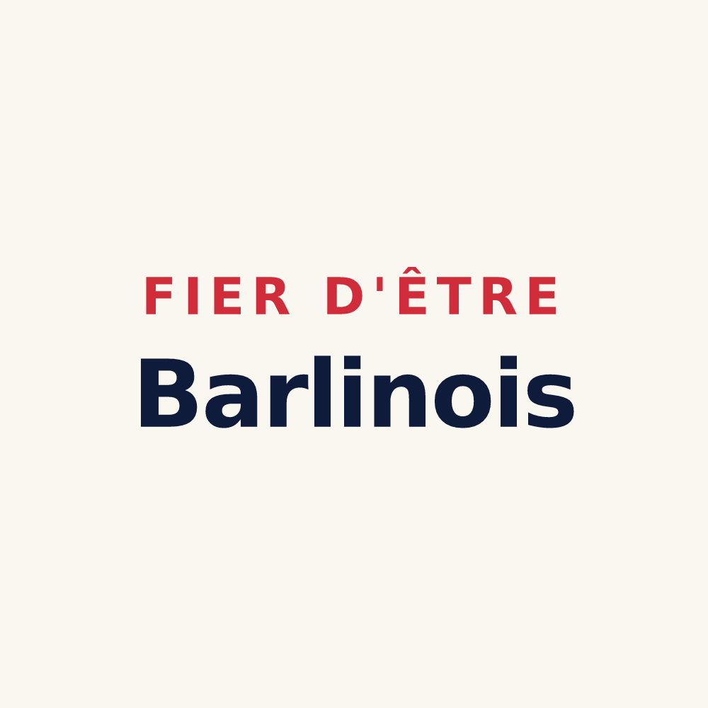 Tasse « Fier d'être Barlinois » — design pour Barlin