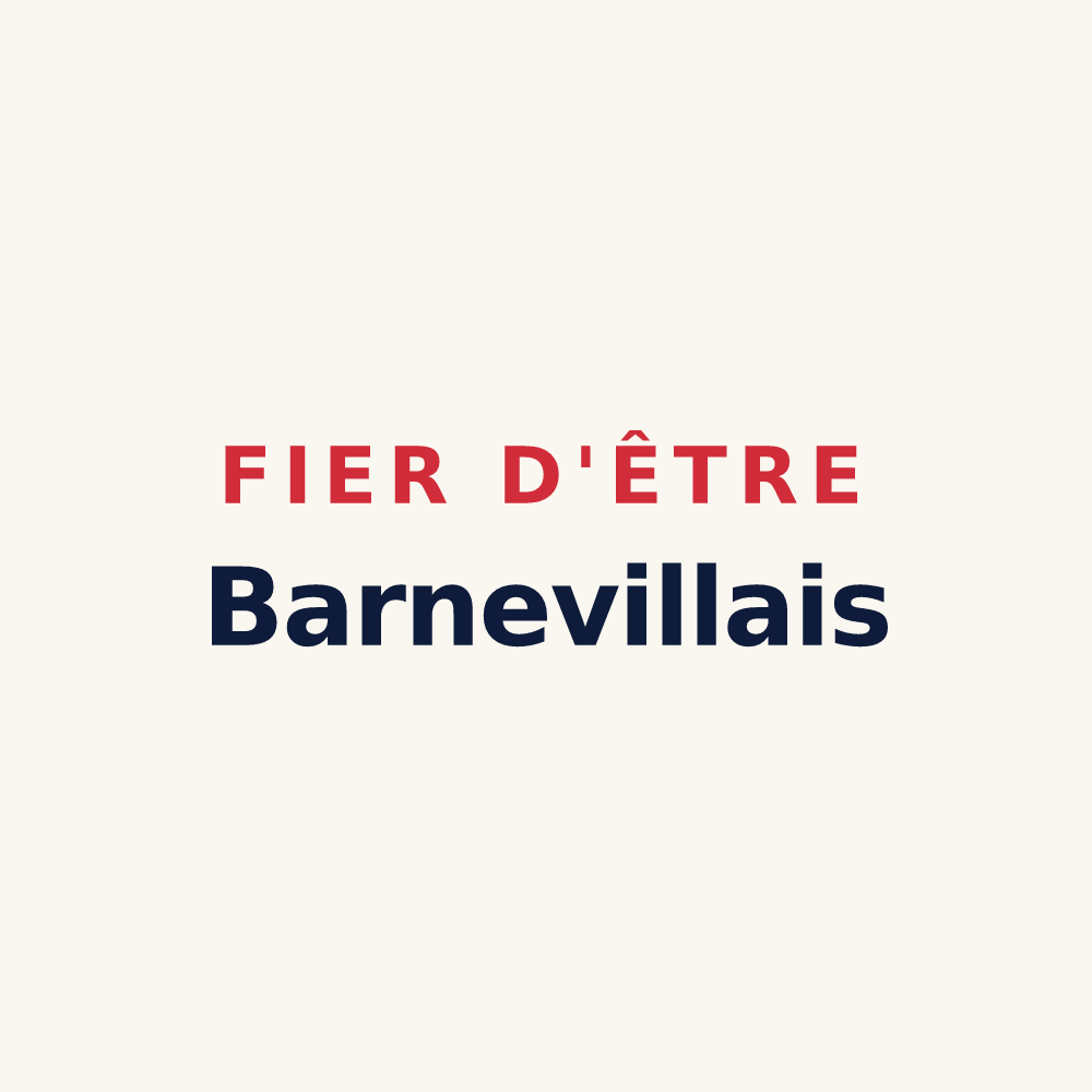 Tasse « Fier d'être Barnevillais » — design pour Barneville-sur-Seine