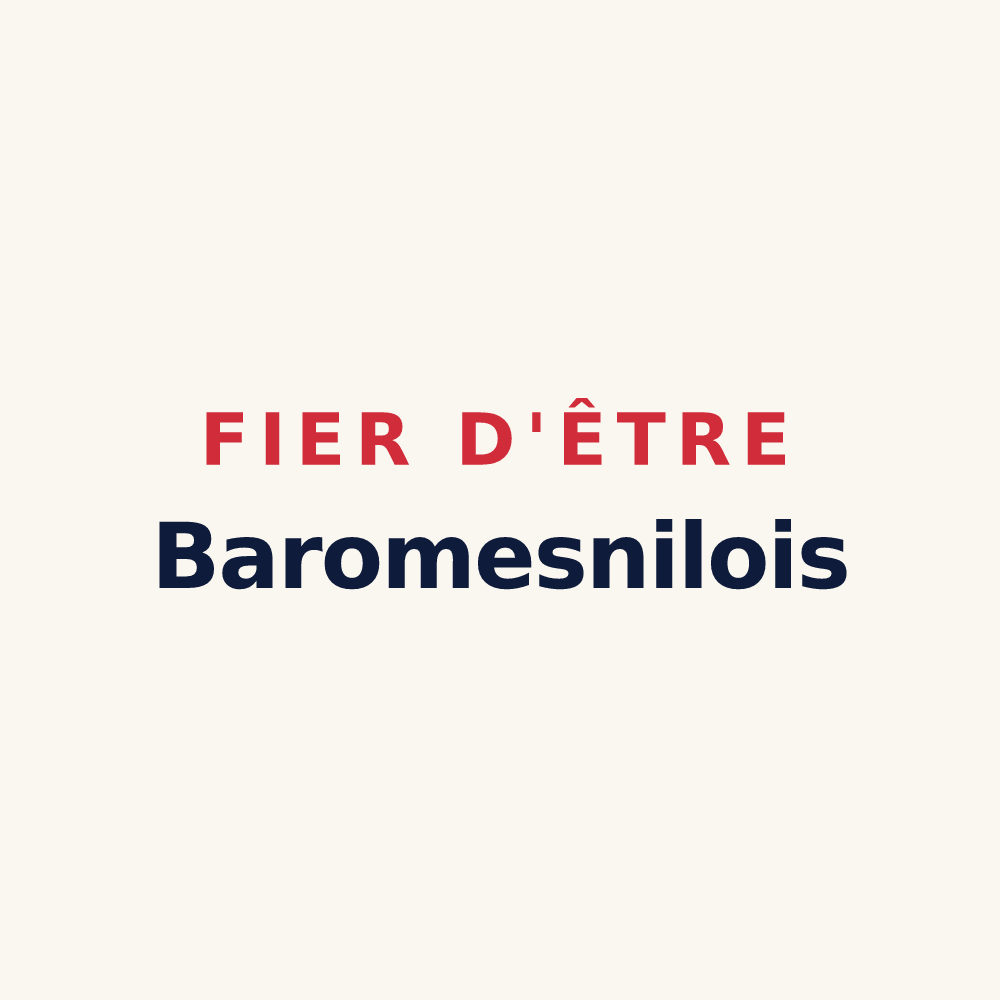 Tasse « Fier d'être Baromesnilois » — design pour Baromesnil