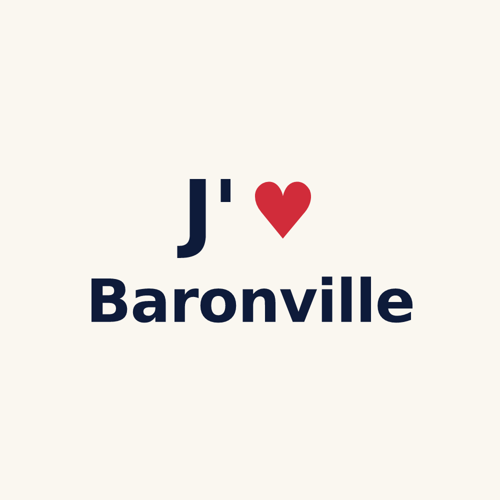 Tasse personnalisée Baronville — design J'aime Baronville