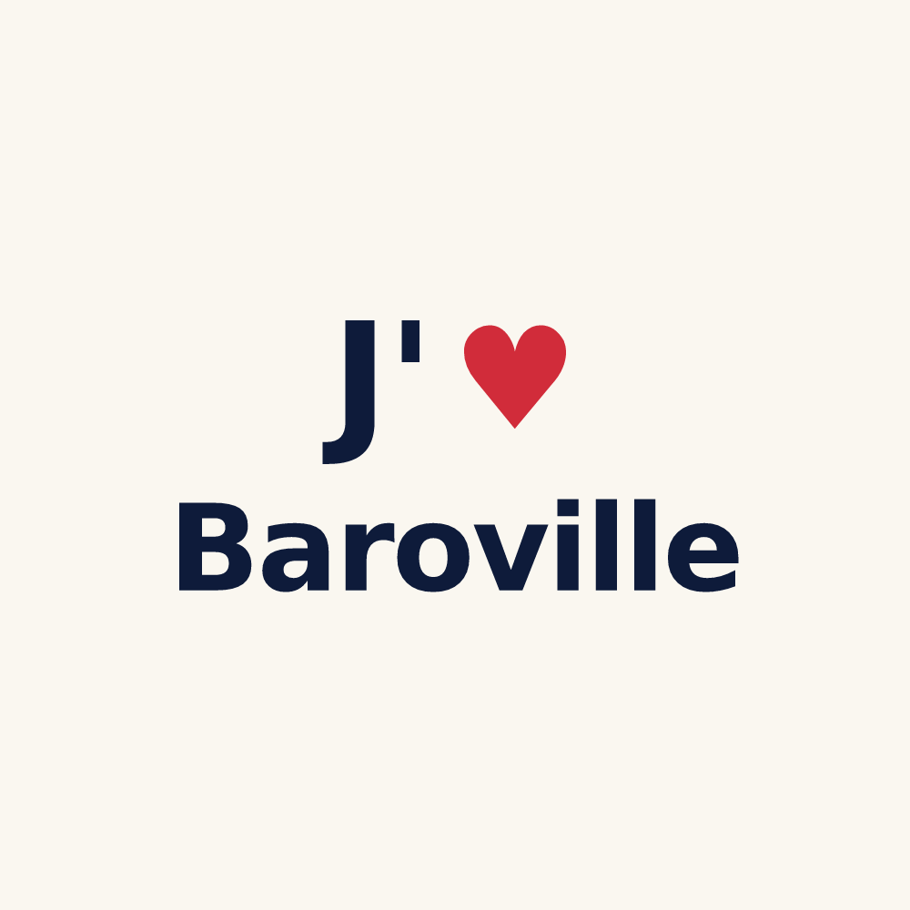 Tasse personnalisée Baroville — design J'aime Baroville