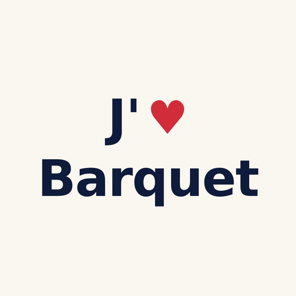 Tasse personnalisée Barquet — design J'aime Barquet