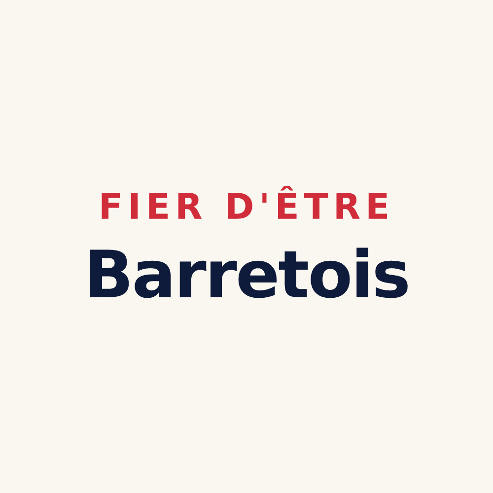 Tasse « Fier d'être Barretois » — design pour Barret