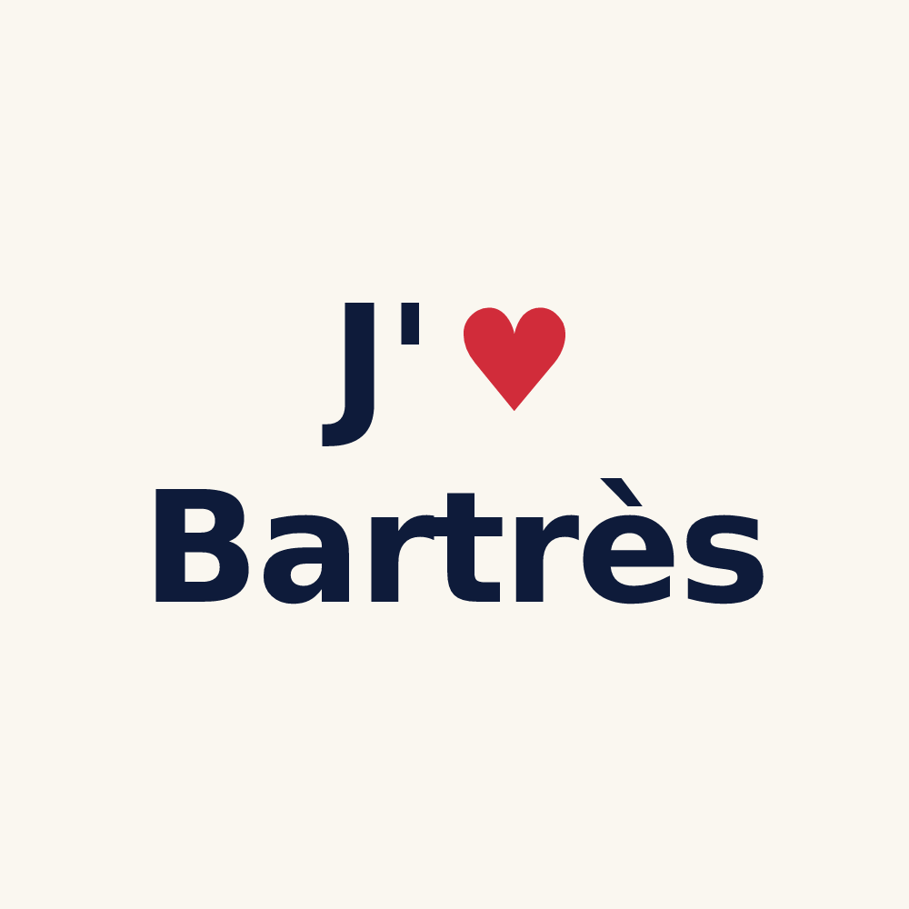Tasse personnalisée Bartrès — design J'aime Bartrès