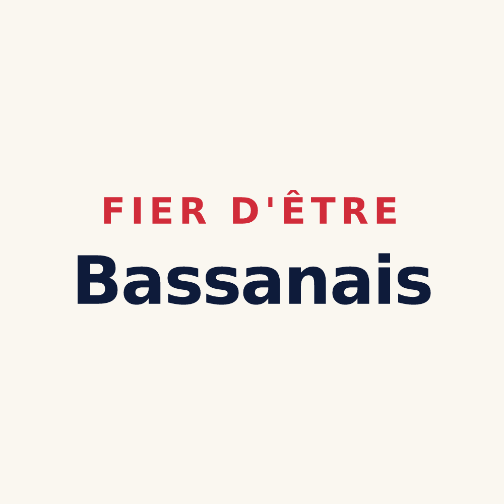 Tasse « Fier d'être Bassanais » — design pour Bassan