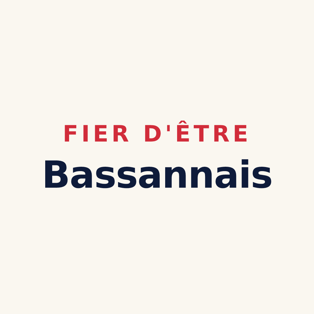 Tasse « Fier d'être Bassannais » — design pour Bassanne