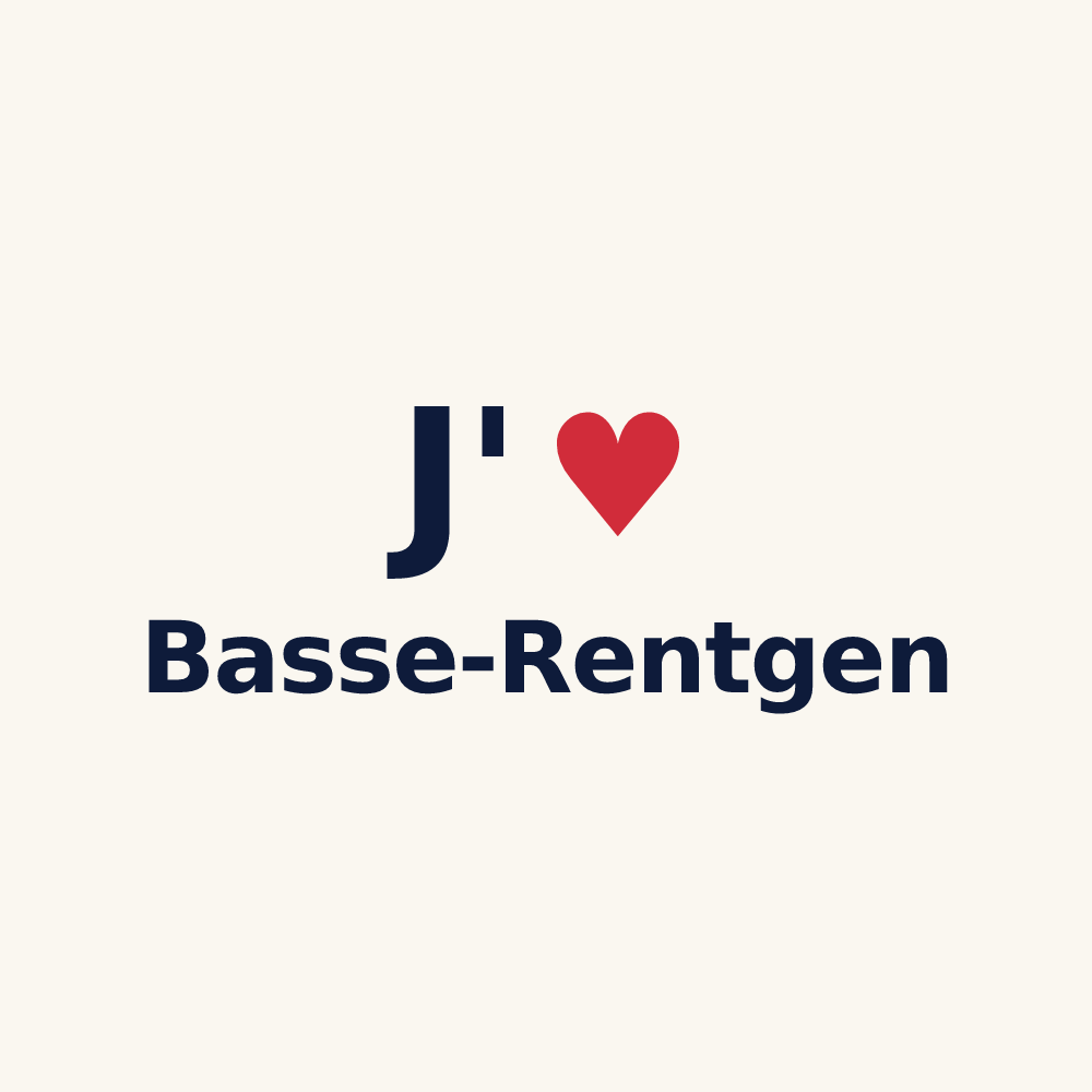 Tasse personnalisée Basse-Rentgen — design J'aime Basse-Rentgen