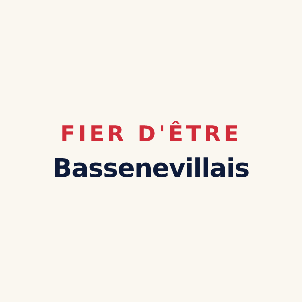 Tasse « Fier d'être Bassenevillais » — design pour Basseneville