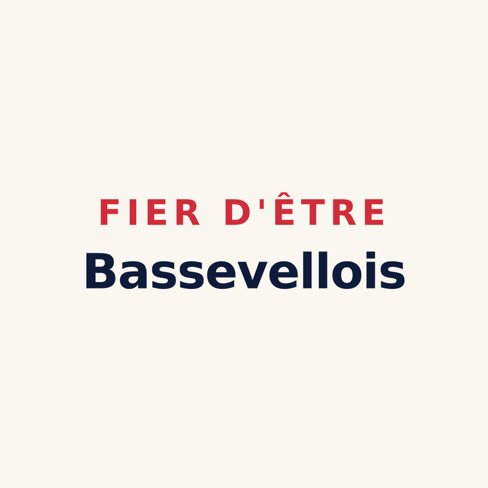 Tasse « Fier d'être Bassevellois » — design pour Bassevelle
