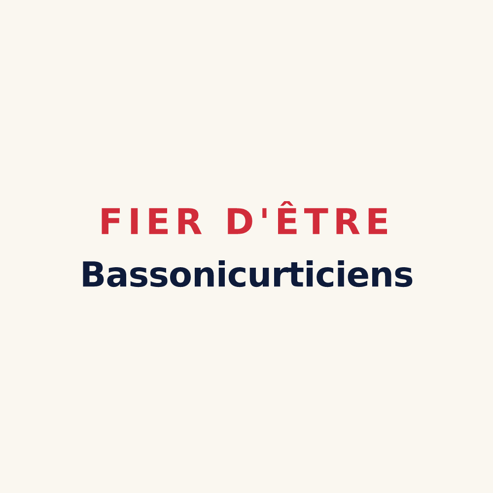 Tasse « Fier d'être Bassonicurticiens » — design pour Bassoncourt