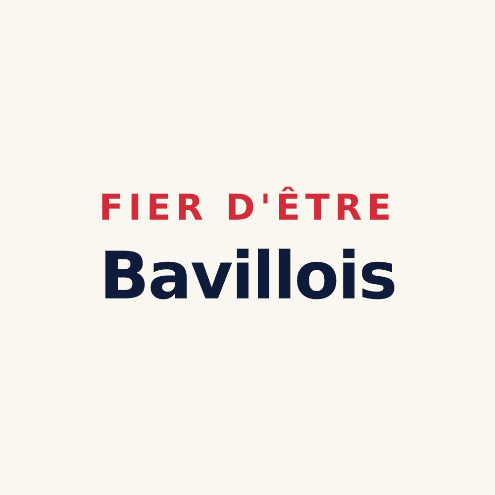 Tasse « Fier d'être Bavillois » — design pour Basville